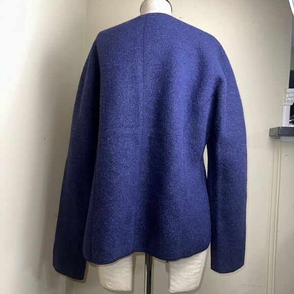 Willi Smith Women’s CARDIGAN Purple Open Front Jacket Sweater Size Large EUC - Picture 3 of 8